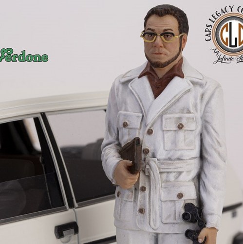 Furio Zòccano Fiat 131 Mirafiori Panorama 1/18 Statue by Infinite Statue